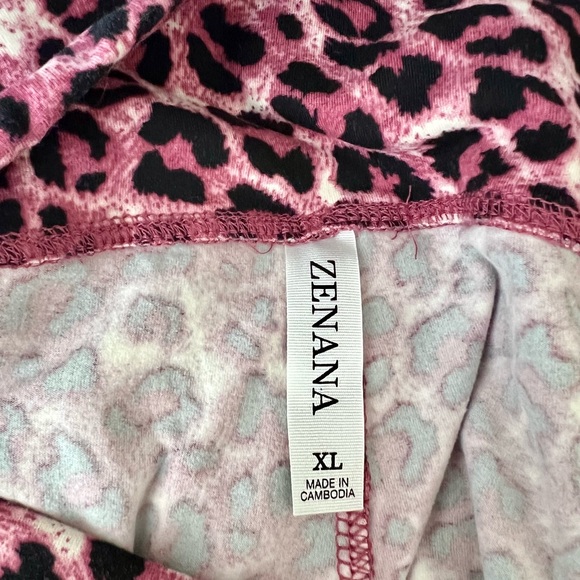 Zenana Leopard Print Leggings - Picture 6 of 6